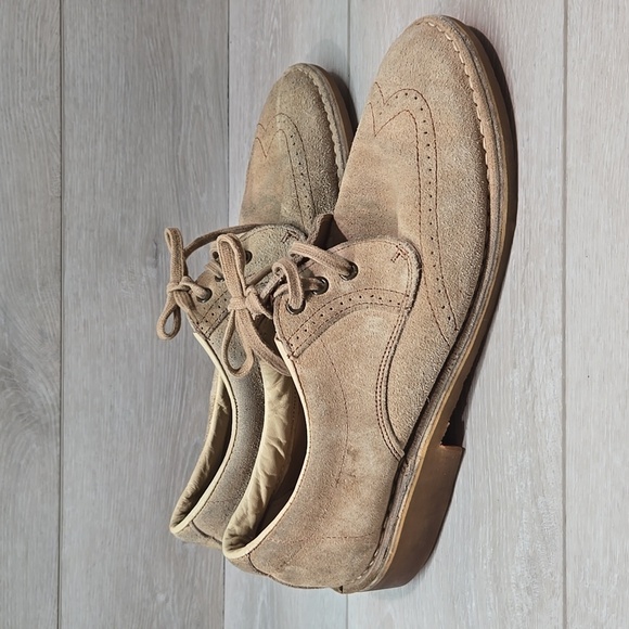 Men\'s Suede Wingtip Derby - Beige/Tan main image 9